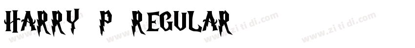 Harry P Regular字体转换